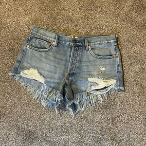 Free people size 27 Jean shorts